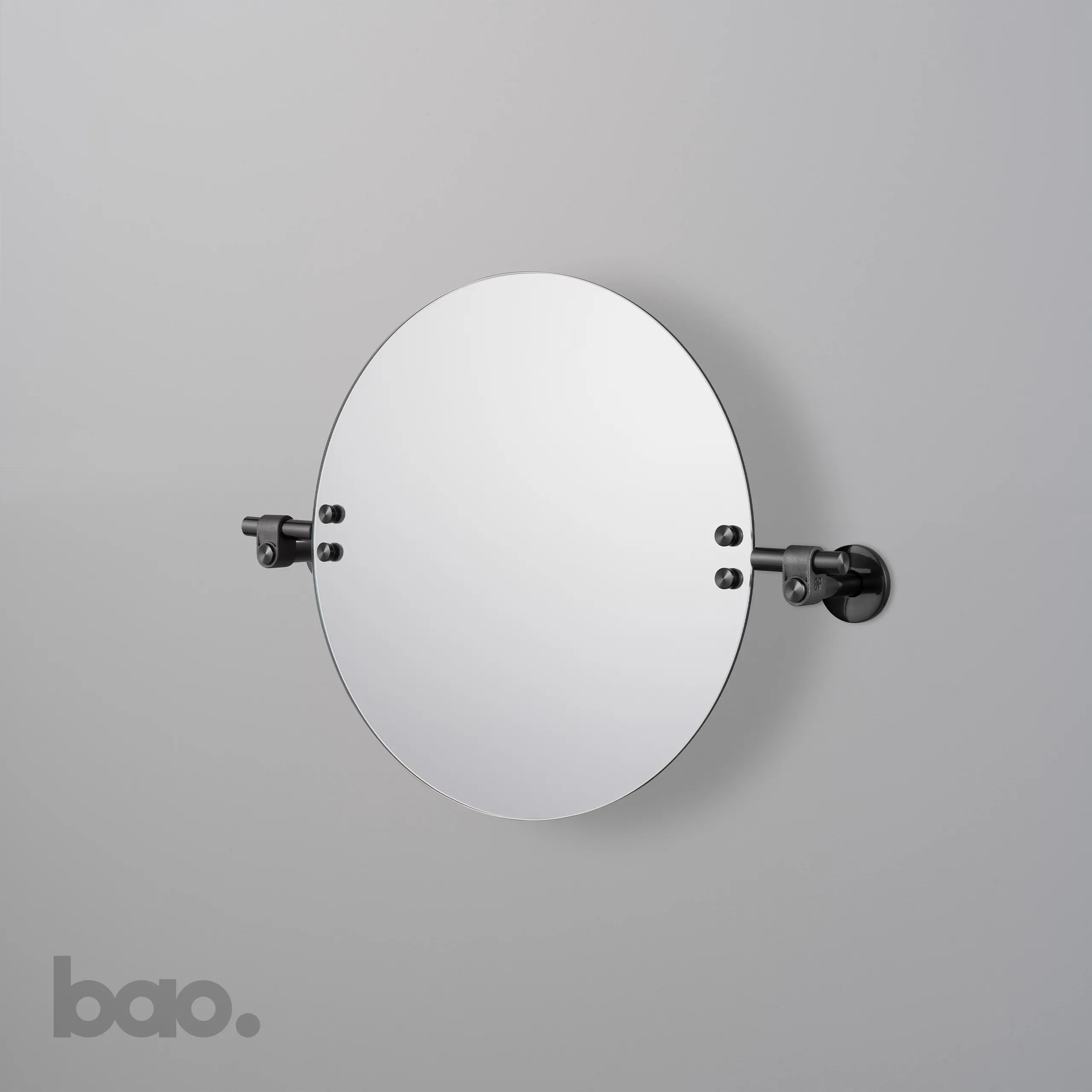 מראה לחדר אמבטיה MIRROR / CAST / SMALL / GUN METAL בסטר ופאנצ׳ באסטר ופאנץ Buster + Punch באו ביי דילן bao by Dylan