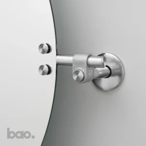מראה לחדר אמבטיה MIRROR / CAST / SMALL / STEEL בסטר ופאנצ׳ באסטר ופאנץ Buster + Punch באו ביי דילן bao by Dylan