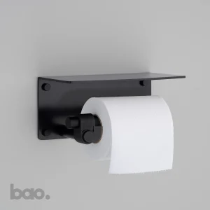 מתקן לנייר טואלט TOILET ROLL HOLDER / WITH SHELF / CAST בסטר ופאנצ׳ באסטר ופאנץ Buster + Punch באו ביי דילן bao by Dylan