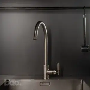 ברז מטבח שחור KITCHEN TAP / MIXER / CROSS / GUN METAL בסטר ופאנצ׳ באסטר ופאנץ Buster + Punch באו ביי דילן bao by Dylan