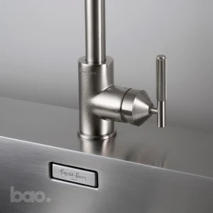 ברז מטבח כרום KITCHEN TAP / MIXER / LINEAR / STEEL בסטר ופאנצ׳ באסטר ופאנץ Buster + Punch באו ביי דילן bao by Dylan