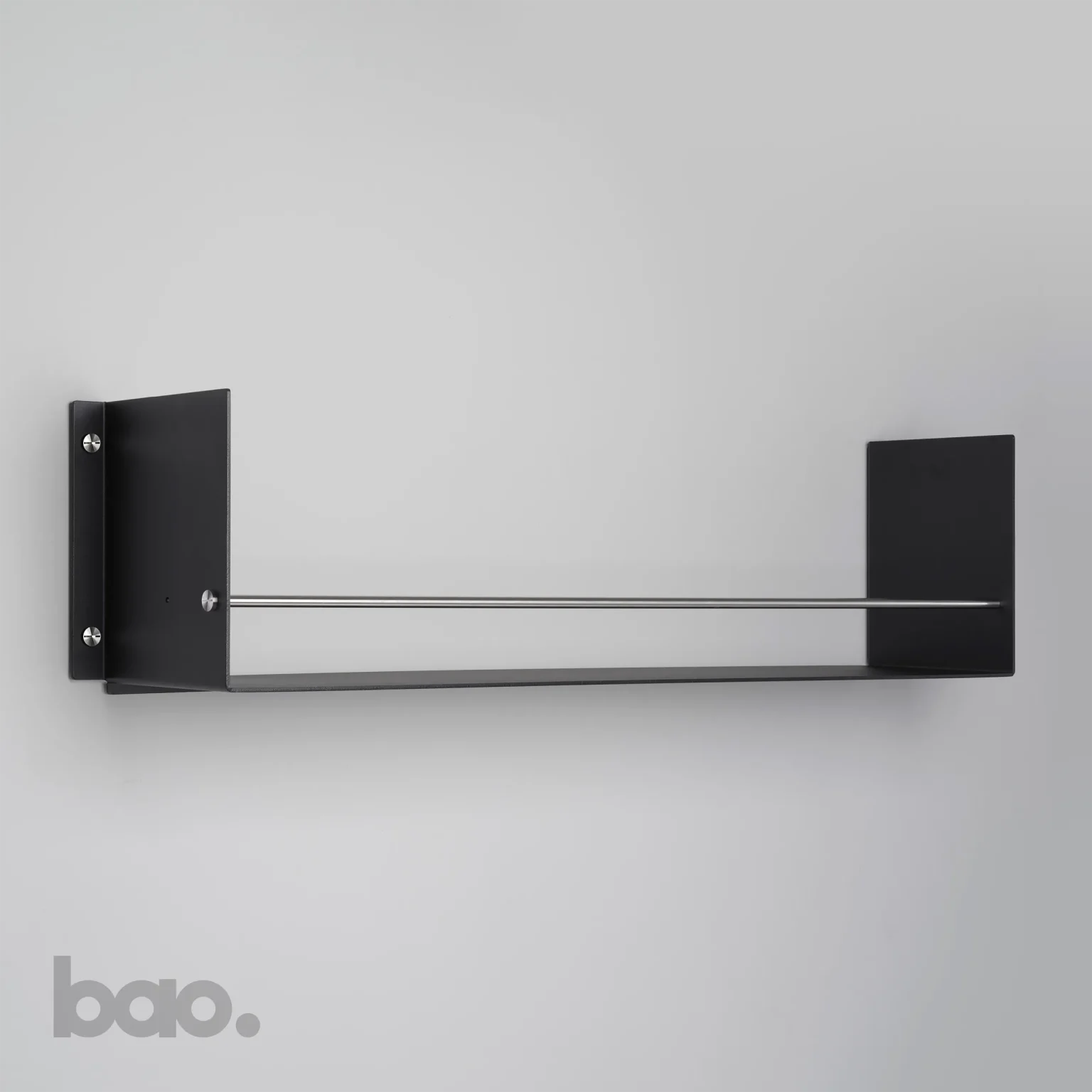 מדף למטבח SHELF / GIRDER / BLACK / STEEL בסטר ופאנצ׳ באסטר ופאנץ Buster + Punch באו ביי דילן bao by Dylan